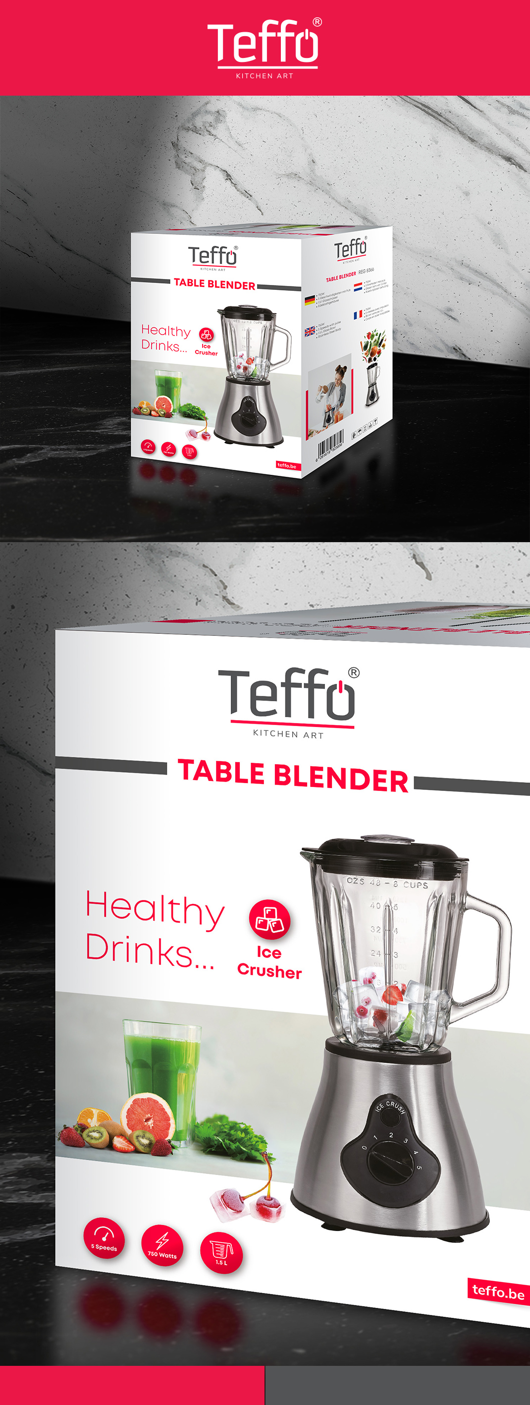 TEFFO Blender Kutu Tasarımı