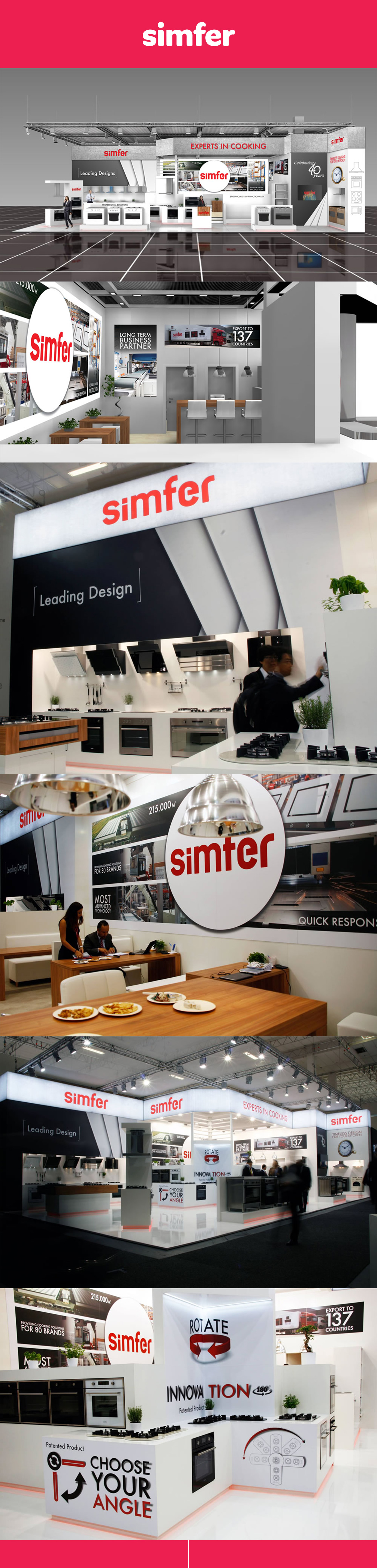 Simfer IFA Berlin fuar standı görsel tasarımı